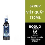 Syrup Boduo Premium 750ml Việt quất